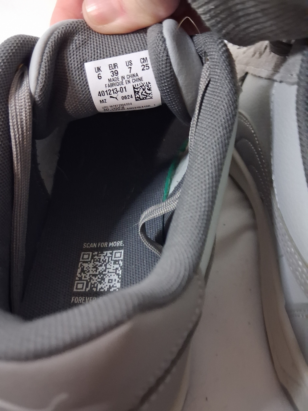 Puma Grey Suede & Synthetic Low-Top Sneakers - Picture 3 of 4